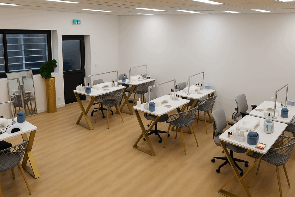 formation en extension de cils et prothesie ongulaire